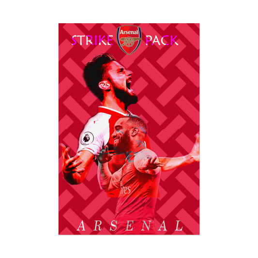 Arsenal Strike Pack Rolled Vertical Posters